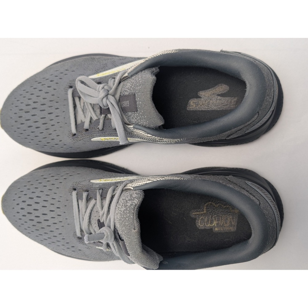 Brooks Ghost 16 Men's Running Walking Shoes Grey Yellow 1104181D040 Size 11 Dg - Picture 6 of 12